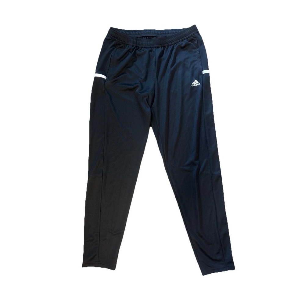Adidas Black Track Pants sz XLT activewear gym workout sportswear DW6869